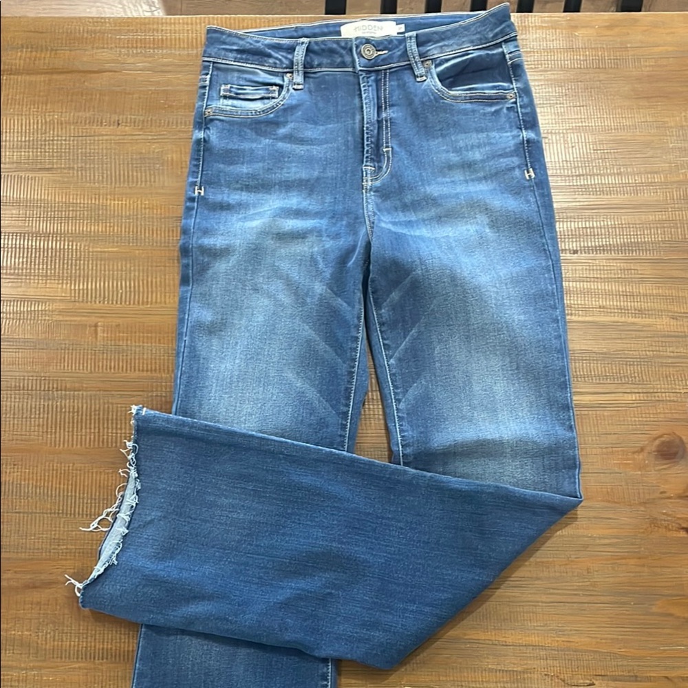 Hidden hi-rise flare jeans size 27